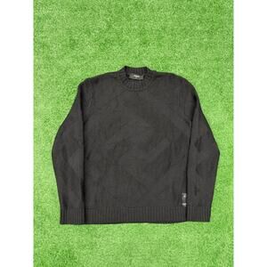 Fendi Wool Loog Pullover Sweater Black Size 48
